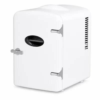 Mini Refrigerador Portátil Iq Tech 4l Frío Y Calor Para Hogar Y Auto Blanco