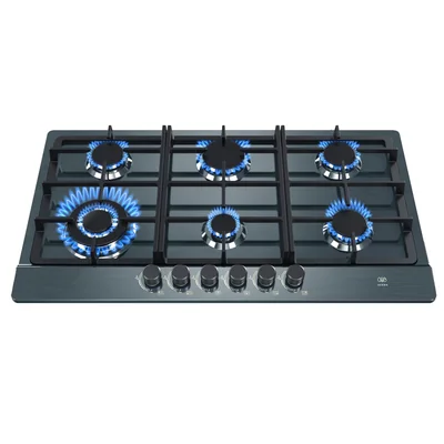 Parrilla de Gas 6 quemadores Avera AI6N Acero Inoxidable 86 cm