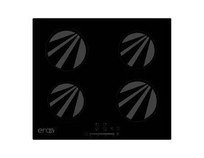 Parrilla Eléctrica De Inducción ERA LIRA-4-60 4 Quemadores 110v 60 Cm