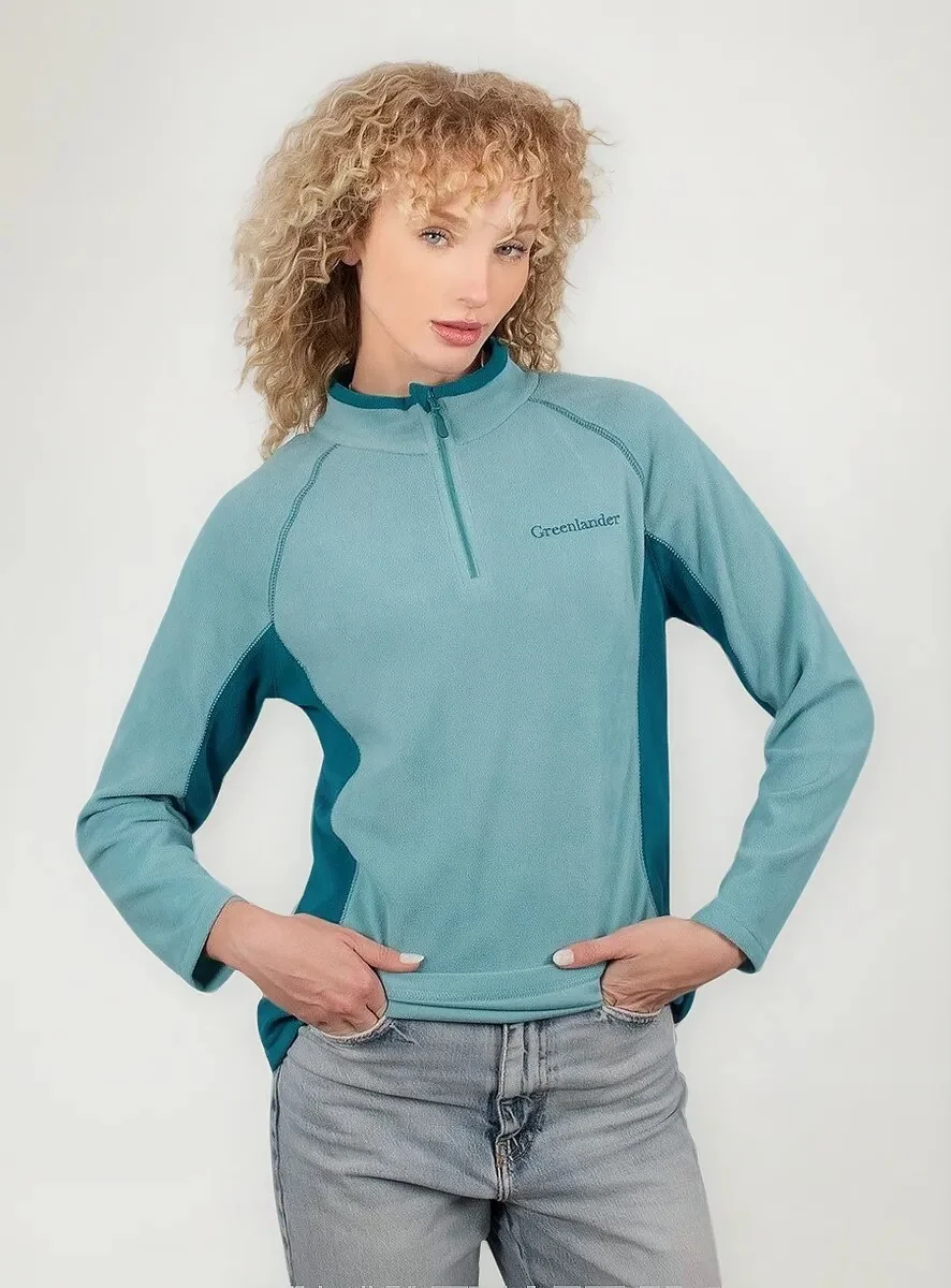 Sudadera Mujer Greenlander Fleece Bicolor Ligero