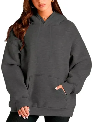 Sudadera Shendy Vendy Gris con Capucha de Calidad para Mujer