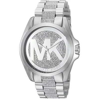 Reloj Michael Kors Mujer Bradshaw Mk6486 Caja Redonda 40mm Diámetro Acero Inoxidable Cierre Desplegable Movimiento Cuarzo