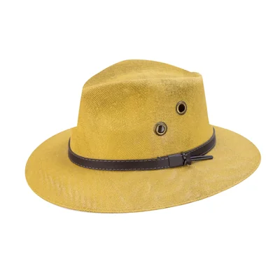Sombrero Unisex Camel Panal Papel Arroz Indiana M Nueva Imagen
