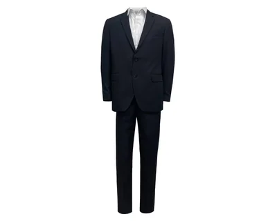Traje de Vestir Wall Street Corte Regular Negro para Hombre