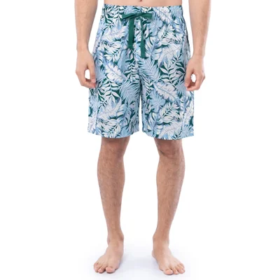 Shorts De Pijama Relaxed Fit De Popelina Estampada Izod Para Hombre - Venta Internacional.