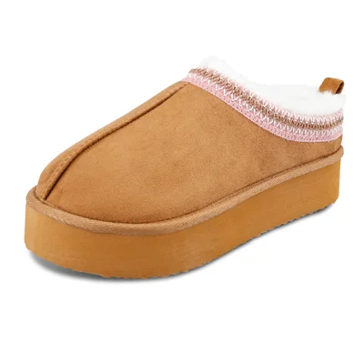 Pantuflas Plataforma Clog De Microsuéde Para Mujer Jessica Simpson - Venta Internacional.