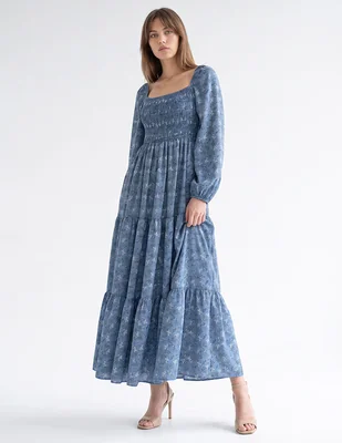 Vestido largo casual para mujer