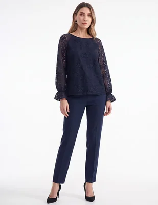 Blusa manga larga para mujer