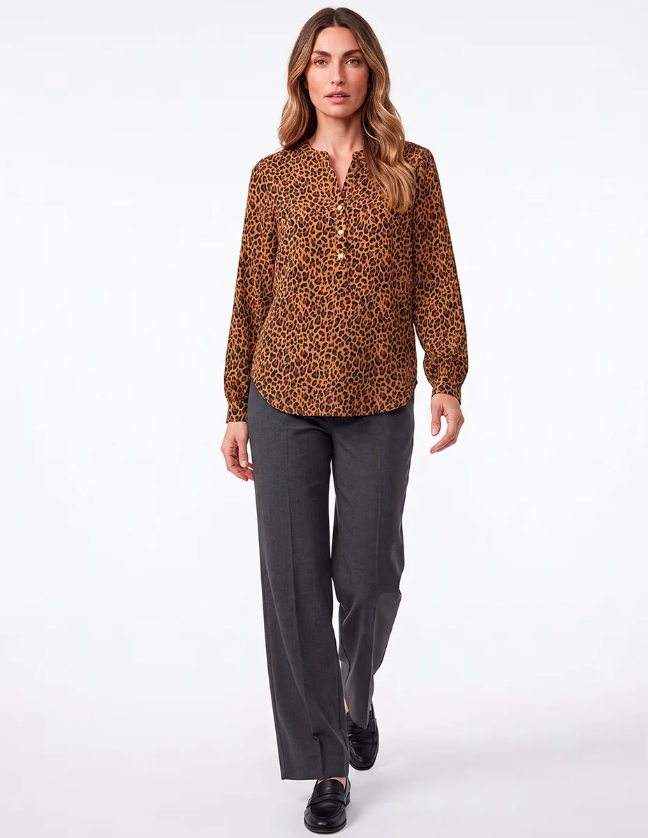 Blusa manga larga para mujer