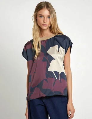Blusa manga corta para mujer