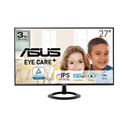 Monitor ASUS EyeCare Gaming VA27EHF 27 (90LM0550-B031B0) 1080P - IPS, Full HD, sin marco, 100 Hz, 1 ms, HDMI(v1.4) x 1, Montaje en pared VESA