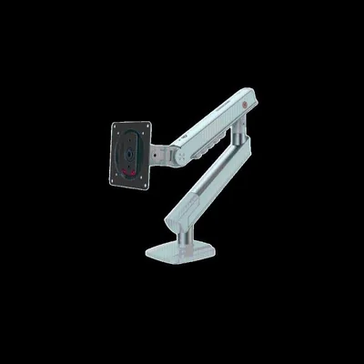 Brazo Ergonómico para Monitor A5-XS / Soporte 17\" a 32\" / VESA 75x75 y 100x100 mm / Carga 2-7 kg (4.4-15.4 lbs) / Ajuste de Tensión / Rotación ±90° / Color Blanco / Instalación A