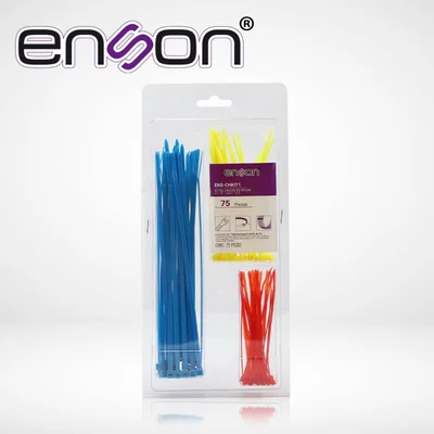 Kit De Cinchos De Nylon De 75 Piezas Ens-chkit1 Incluye Cinc