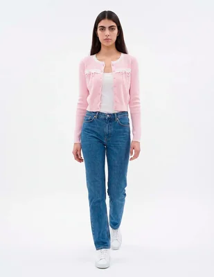 Suéter cuello redondo para mujer