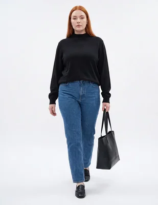 Suéter cuello redondo para mujer
