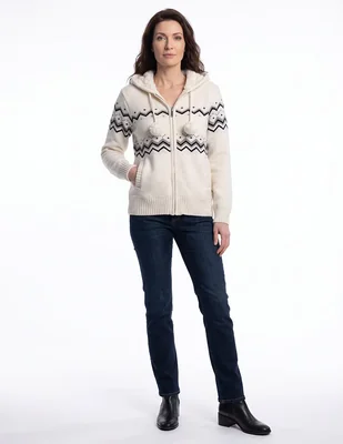 Suéter cuello redondo para mujer