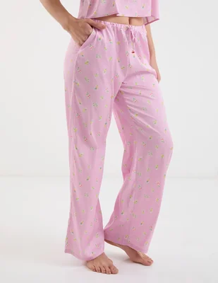 Pantalón pijama de algodón para mujer