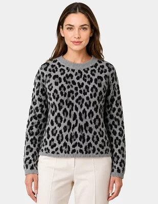 Suéter cuello redondo para mujer