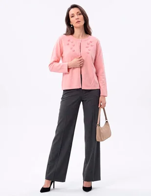 Suéter cuello redondo para mujer
