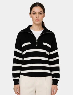 Suéter cuello abierto para mujer