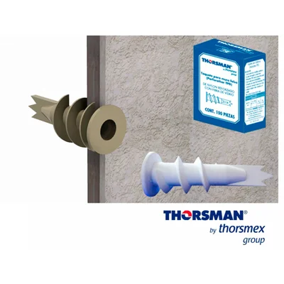 Taquete Tablarroca Perforathor Tpd 1301-01100 Caja 100 Pieza