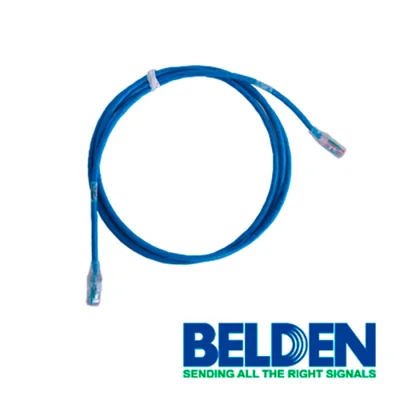 Patchcord Utp Cat6 Belden C601106007 Forro Pvc Azul