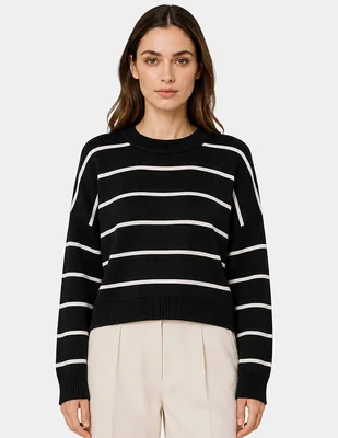 Suéter cuello redondo para mujer
