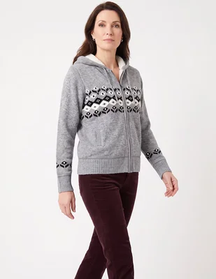 Suéter cuello redondo para mujer