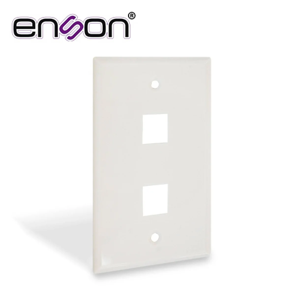Placa De Pared (faceplate) Universal Ens-fp62 Enson 2 Puerto