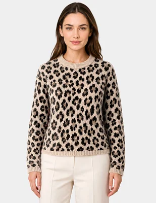 Suéter cuello redondo para mujer