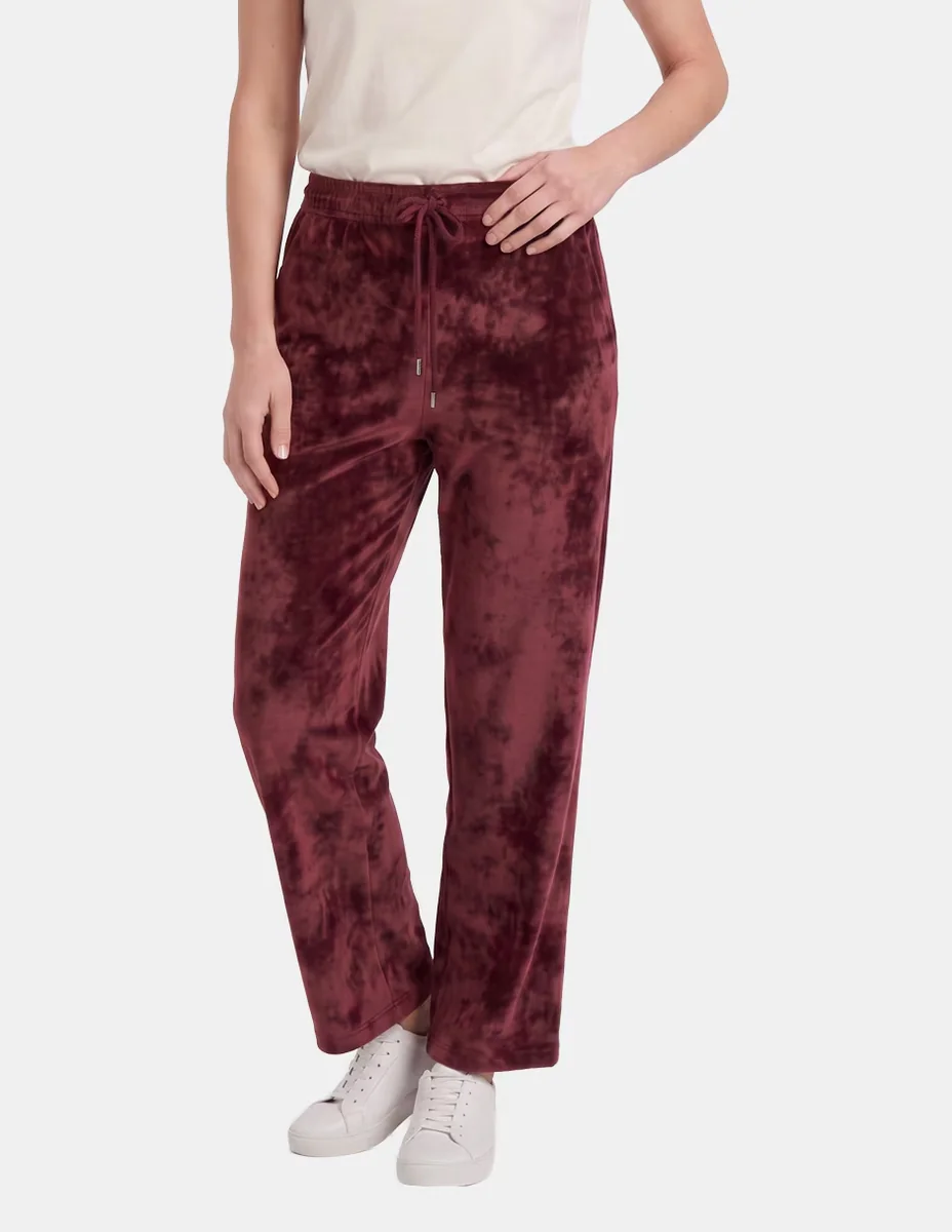Pants regular con jareta para mujer