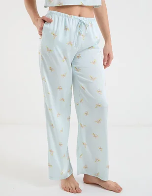 Pantalón pijama de algodón para mujer