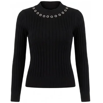 Suéter con Aplicaciones en Cuello Philosophy Woman para Mujer Casual