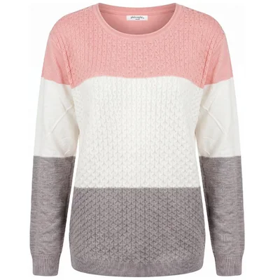 Suéter Brocado a Rayas Philosophy Woman para Mujer Casual