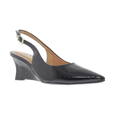 Zapatilla con Cuña Destalonado Negro Vizzano para Mujer