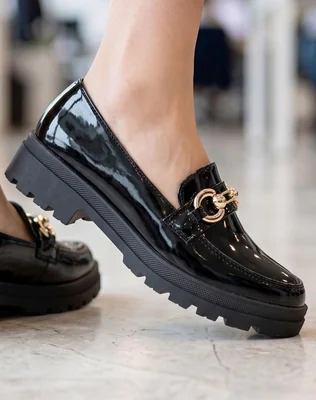 Zapato Mujer Mocasin Casual Negro Maxim 04804510