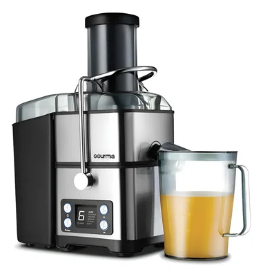 Extractor De Jugo Gourmia 6 Velocidades Digital Boca Ancha