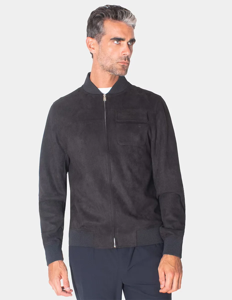Chamarra casual sin capucha para hombre