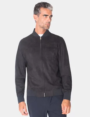 Chamarra casual sin capucha para hombre