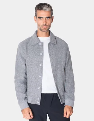 Chamarra casual sin capucha para hombre