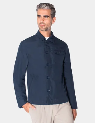 Chamarra casual sin capucha para hombre
