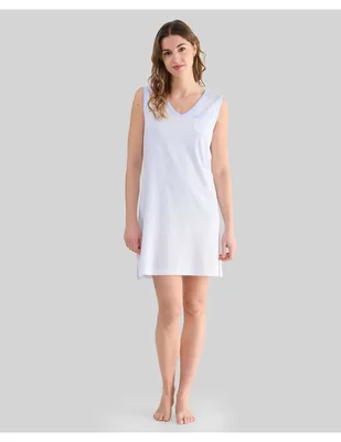 Camisón estampado de algodón