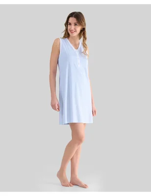 Camisón estampado de algodón