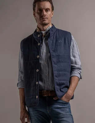 Chaleco con bolsillos para hombre