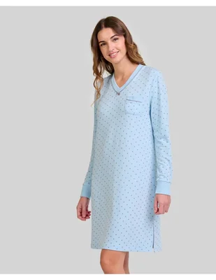Camisón estampado lunares