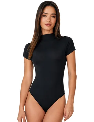 Body cuello alto escote con cuello para mujer
