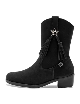 Bota cowboy arriba del tobillo para mujer