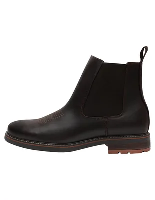 Bota de piel para hombre