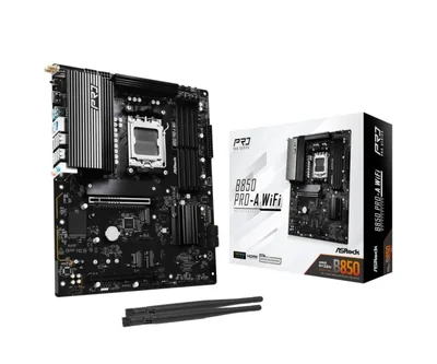 Placa madre ASRock B850 Pro A WiFi6e DDR5 8000+ MHz AM5