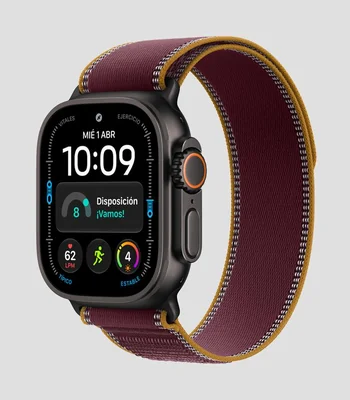 Apple Watch Ultra 4, 49 mm Negro / Borgoña